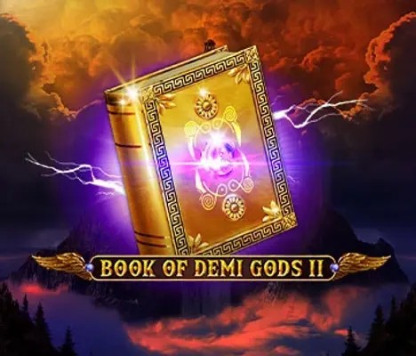 Book Of Demi Gods II by Spinomenal, showcased at jungliwinnl.com – game logo